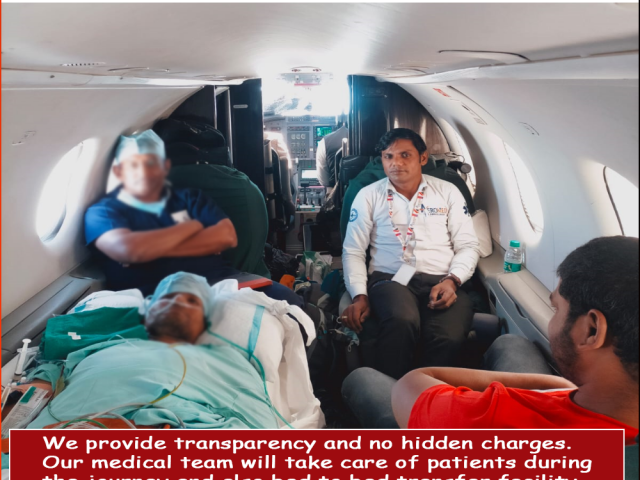 Need To Hire an Affordable Medical Flight? The Aeromed Air Ambulance Services in Raipur Are Availabl - 1/1