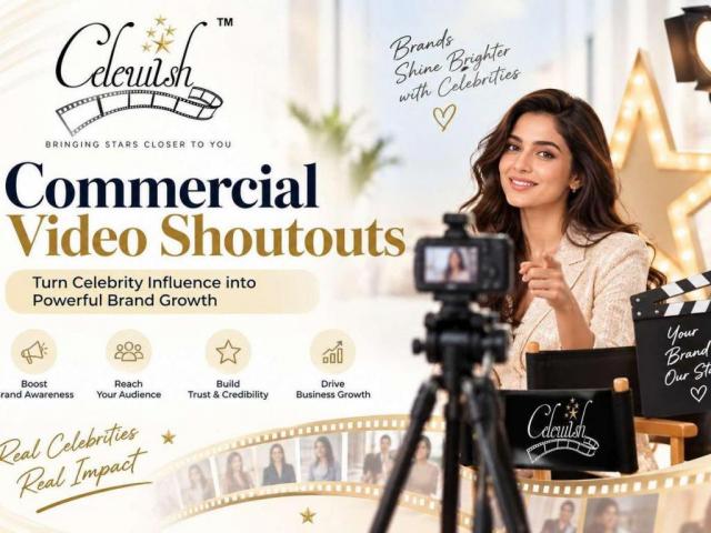 Commercial Video Shoutouts: Turn Celebrity Influence Into Powerful Brand Growth Commercial Video Shoutouts: Turn Celebrity Influence Into Powerful Brand Growth